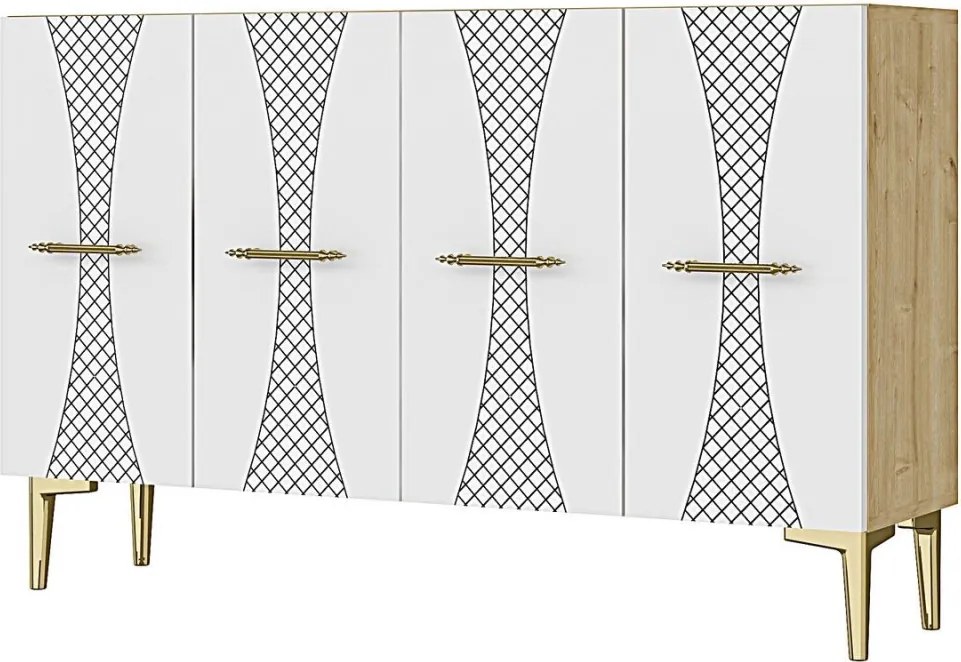 Slim 120 - Sapphire Oak, White