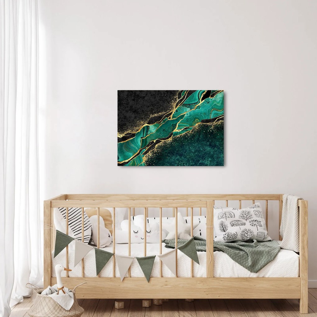 Kép - Kerozin-arany márványozás (70x50 cm)
