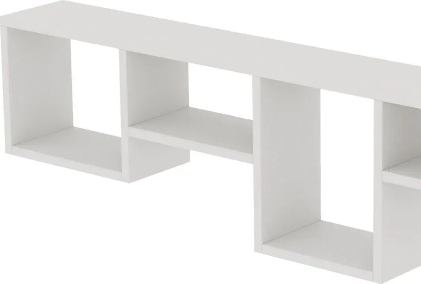 Amanos fali polc, fehér, 120 cm