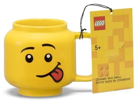 Sárga kerámia gyerek bögre 255 ml Head – LEGO®