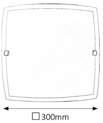 Rabalux 3688 - Mennyezeti lámpa NEDDA 1xE27/60W/230V
