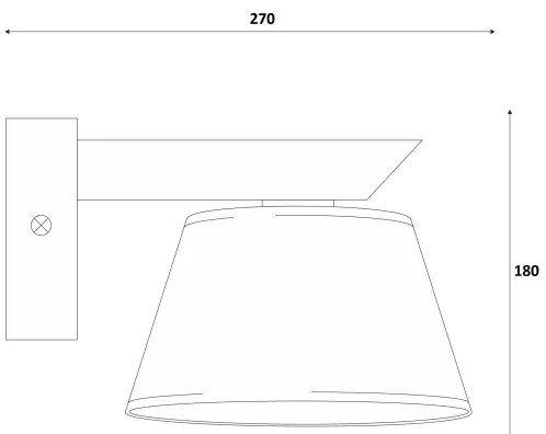 Fali lámpa ANTONIO 1xE14/40W/230V