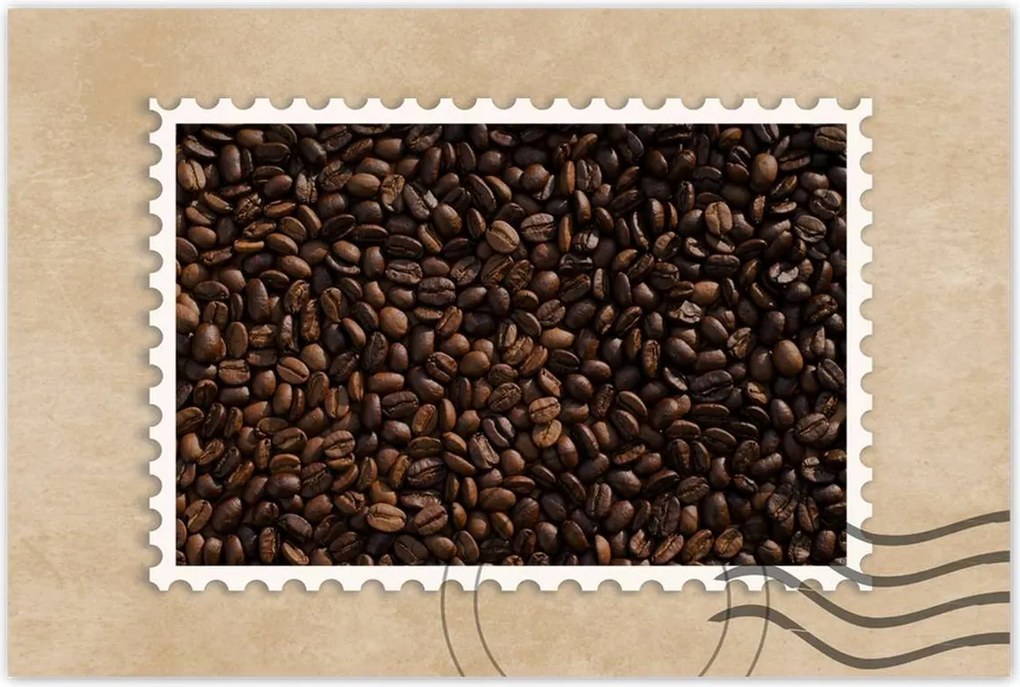 Poszterek 90x60 Pörkölt kávébab