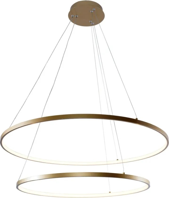 ZUMA LINE 2023200-GD BRENO Modern Led Függesztett Lámpa Arany LED IP20