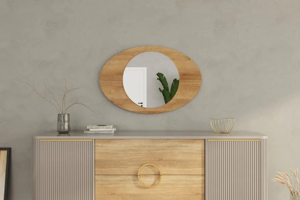 Obble tükör, zafír tölgy, 60 cm