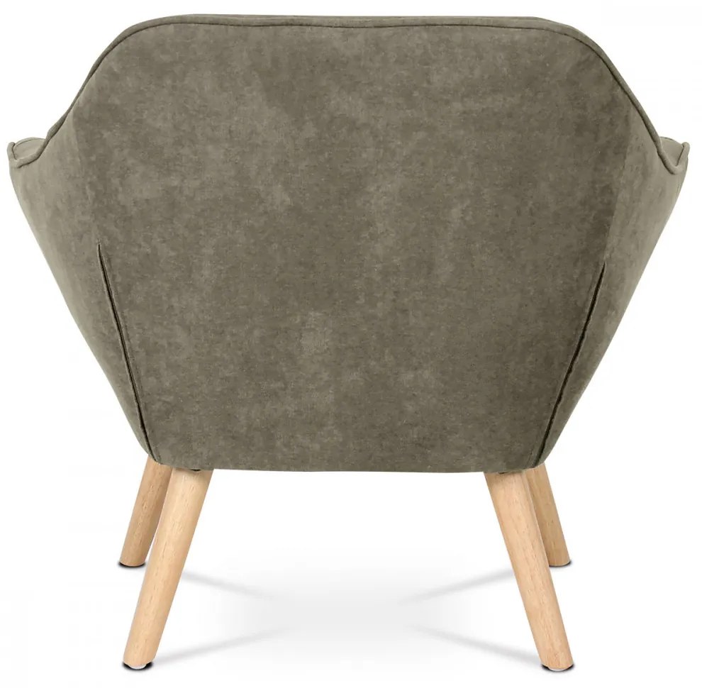 Fotoliu Elegant De 1 Persoană Cu Tapițerie De Culoare Trufe Ak-321