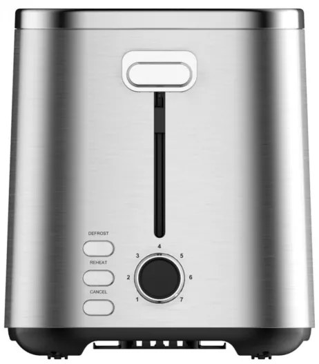 Heinner HTP-800SS - Két szeletes kenyérpirító 800W/230V, rozsdamentes acél