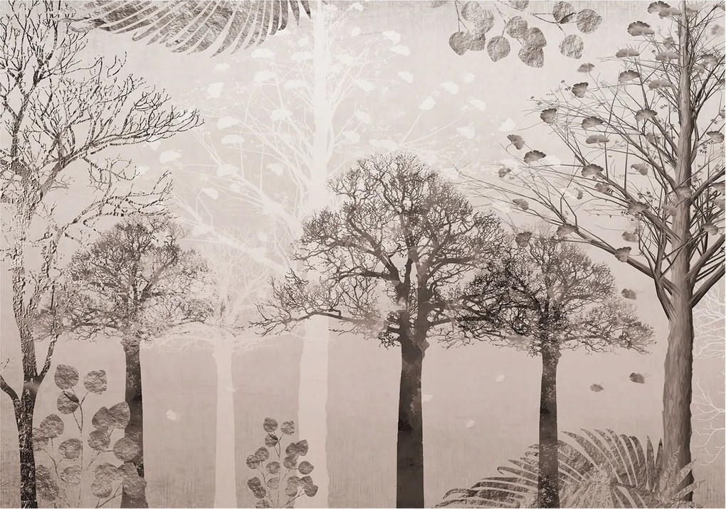 Design fotótapéta Flizelin falra Finom fák 208x146 Ragasztó