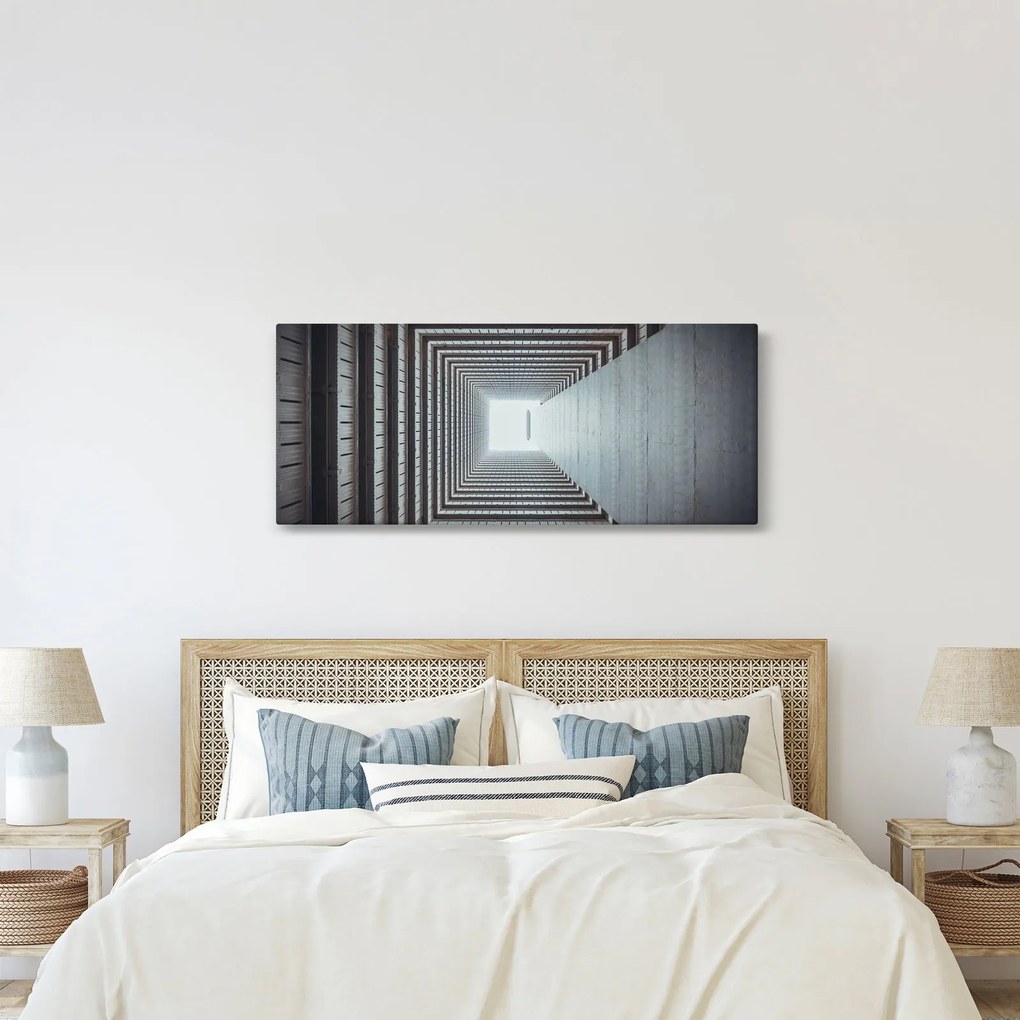 Kép - Kilátás az épület belsejéből (120x50 cm)