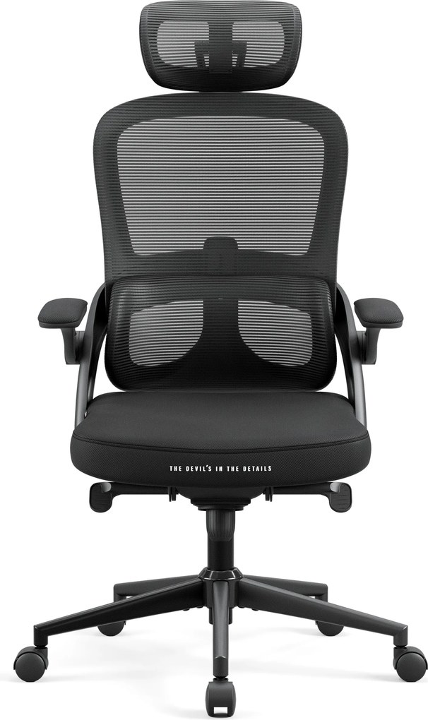 Ergonomikus irodai szék fekete Normal Size: Diablo V-Light