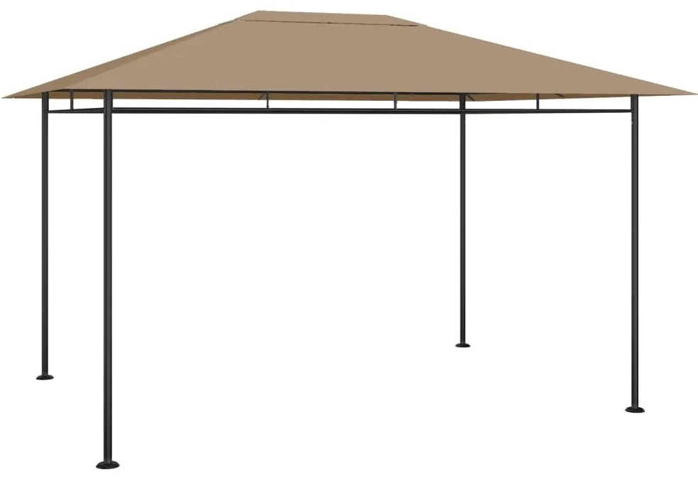 tópszínű pavilon 384x281x270 cm 180 g/m²