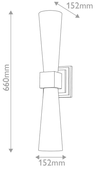 Elstead KRISTY-2WB-DG-OPAL-LED Fürdőszobai lámpatest KRISTY 2xG9/4W/230V IP44 rézszínű
