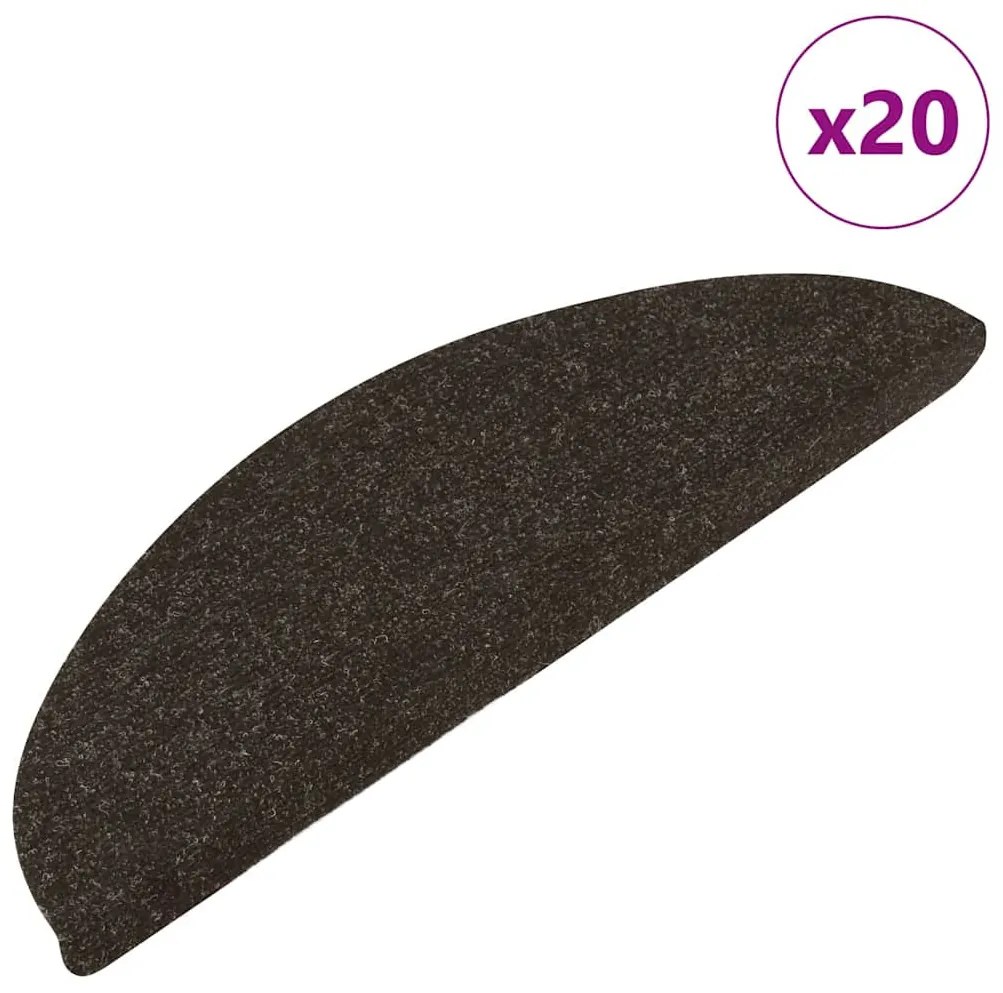 20 db antracitszürke öntapadó lépcsőszőnyeg 56 x 17 x 3 cm