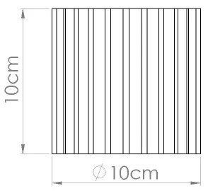 Sollux SL.1779 - Spotlámpa AURA 1xGU10/10W/230V 10 cm fehér