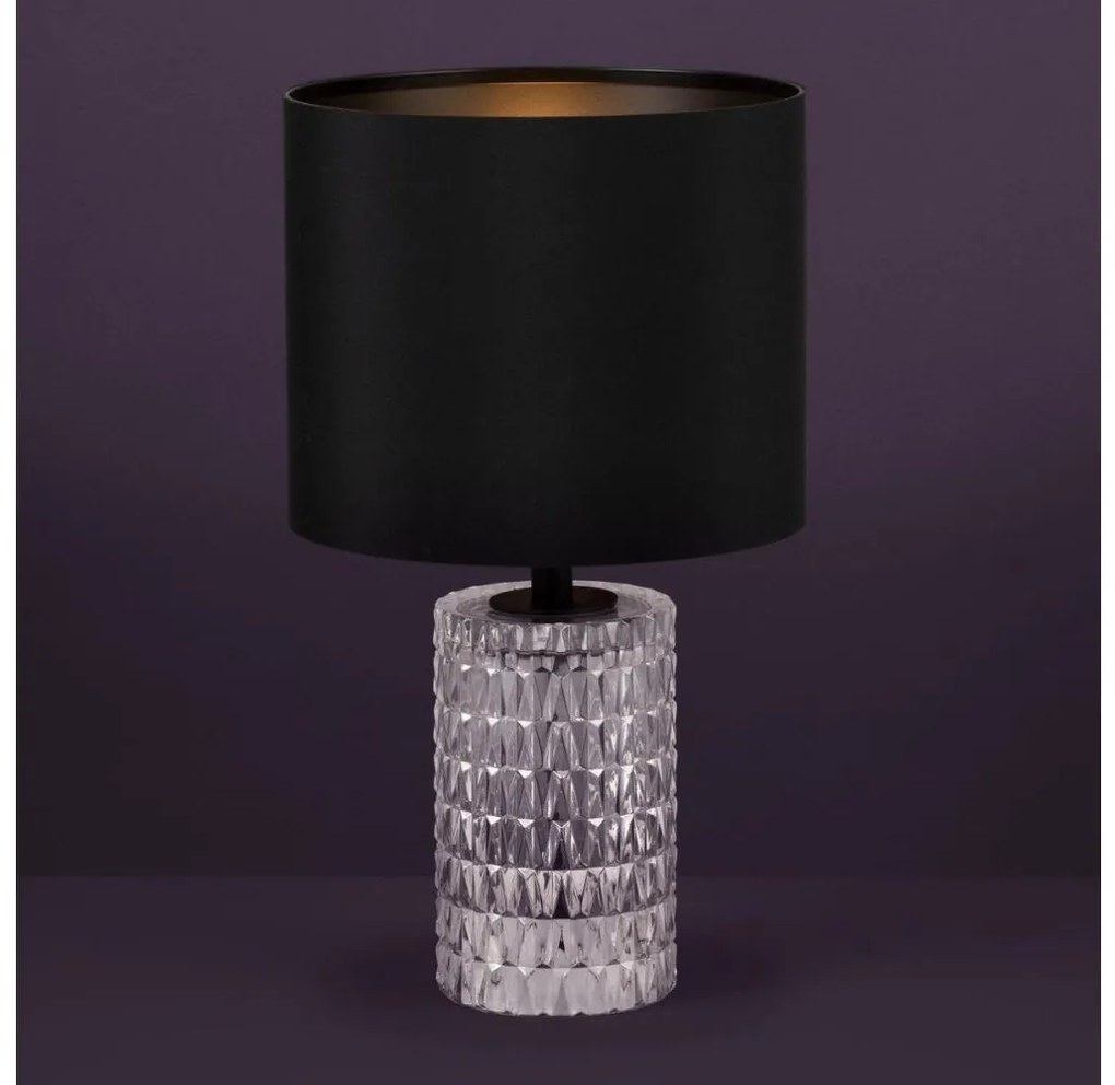 Eglo 39979 - Asztali lámpa SAPUARA 1xE27/40W/230V fekete