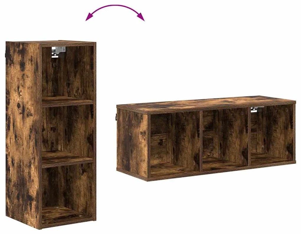 Függő szekrény Riga Füstölt tölgy 30 x 29,5 x 80 cm Faanyag