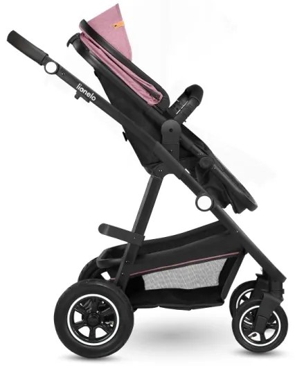 Lionelo - Kombinált, 2 az 1-ben babakocsi AMBER Pink Rose