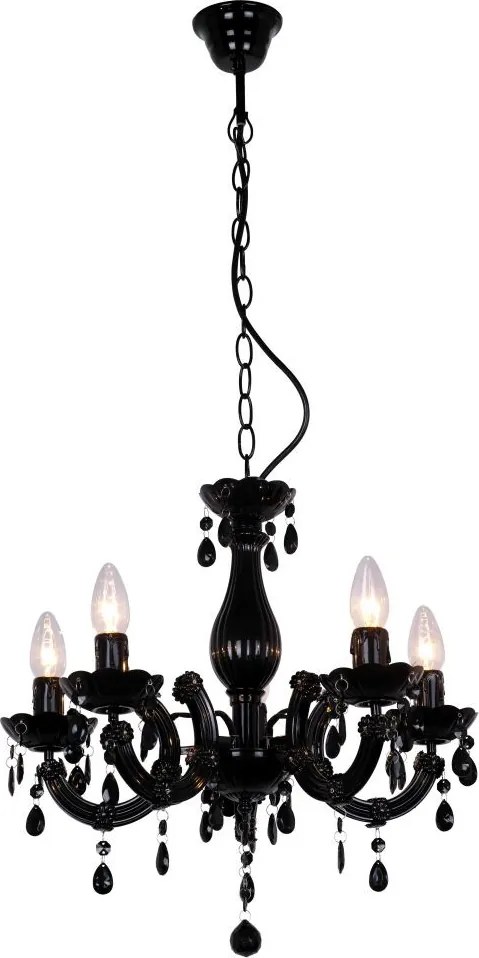 ZUMA LINE RLD94016-5B MAGNOLIA Klasszikus Csillár Fekete E14 IP20