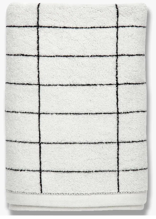 Fehér pamut törölköző szett 2 db-os 40x60 cm Tile Stone – Mette Ditmer Denmark