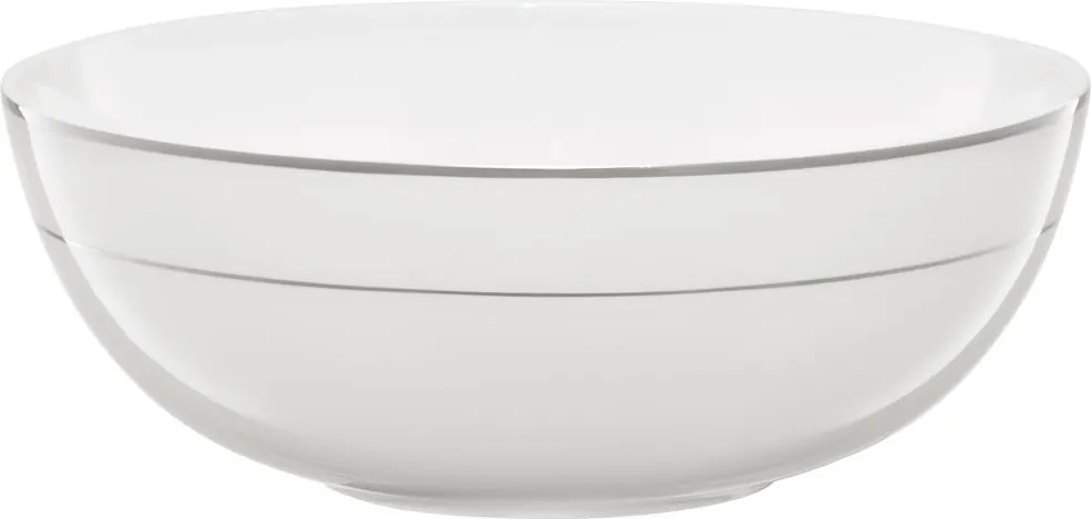 Saláta tálaló porcelán salátához fehér dekoratív kerek 20 cm