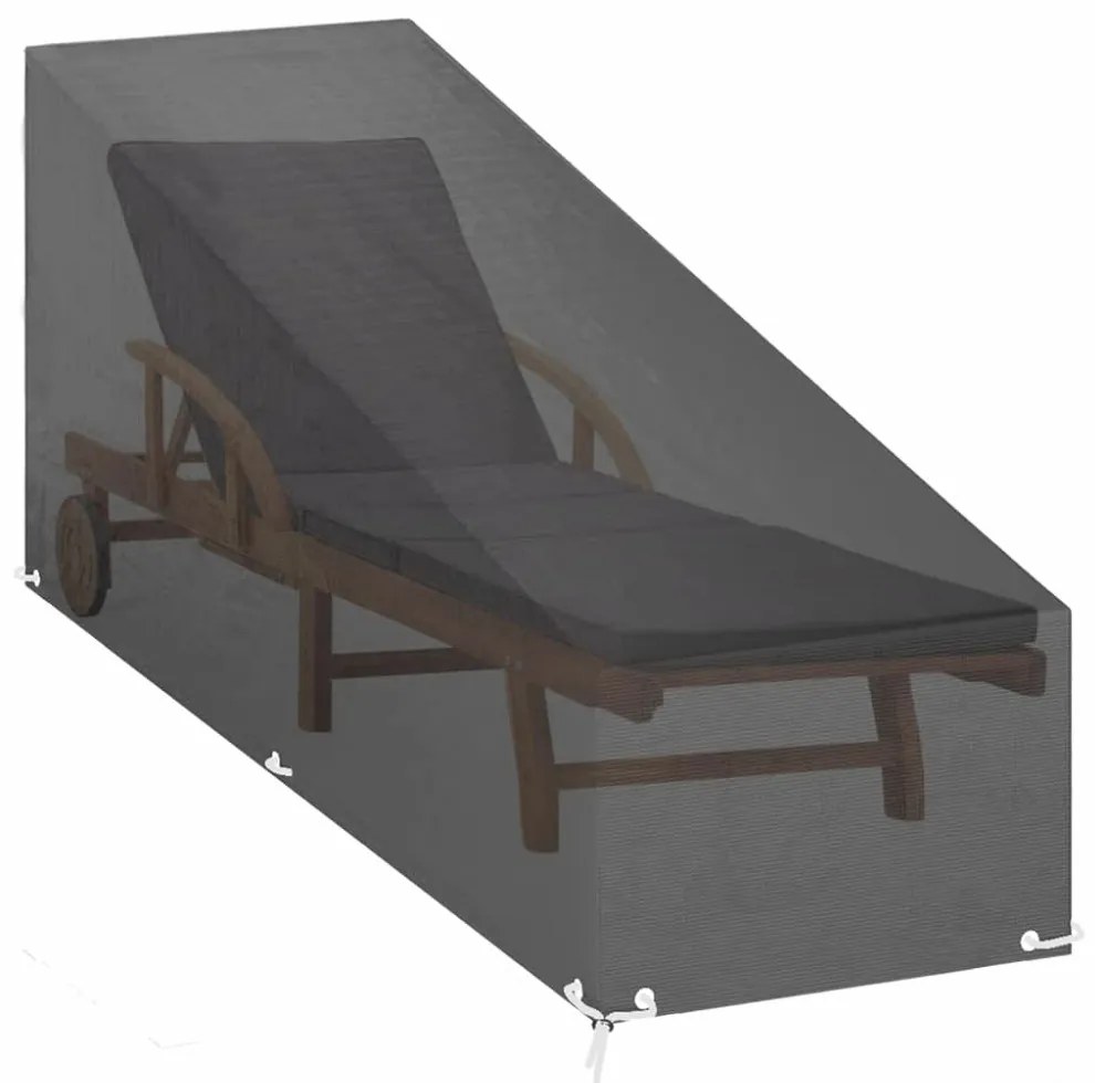 polietilén napozóágy huzat 12 fűzőlyukkal 200 x 65 x 35/60 cm