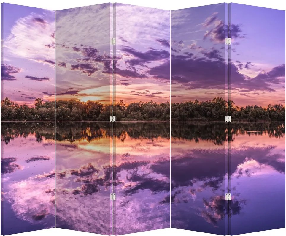 Paraván - Lila ég (210x170 cm)