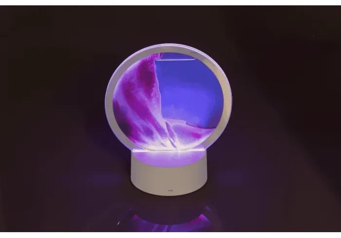 LED mozgó homokkép - kék