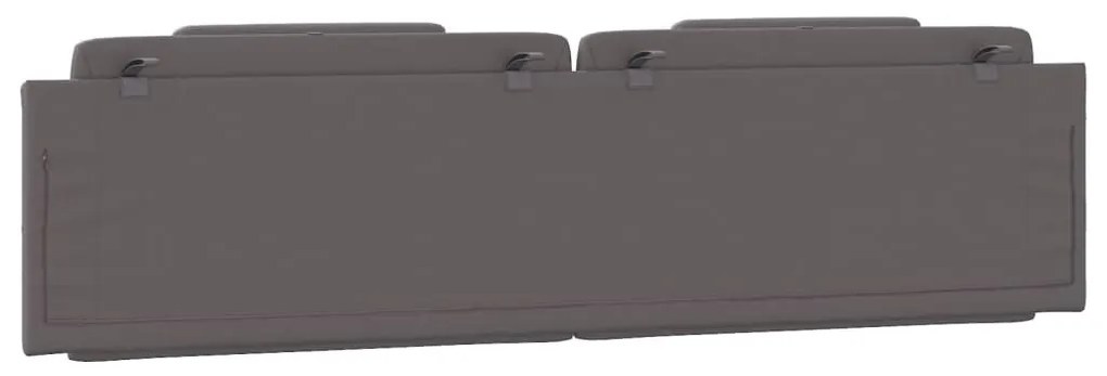 szürke műbőr fejtámla párna Viana 200 cm