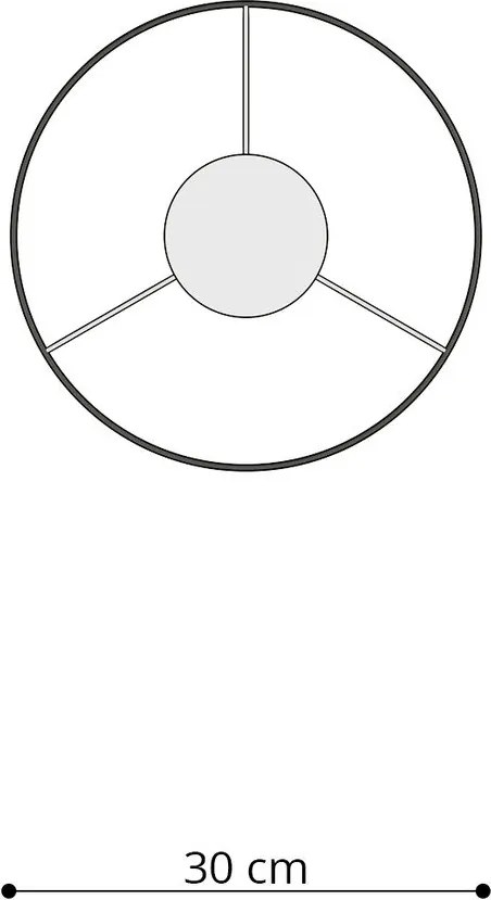 Fehér gyerek függőlámpa műanyag búrával ø 30 cm Puss – Sollux