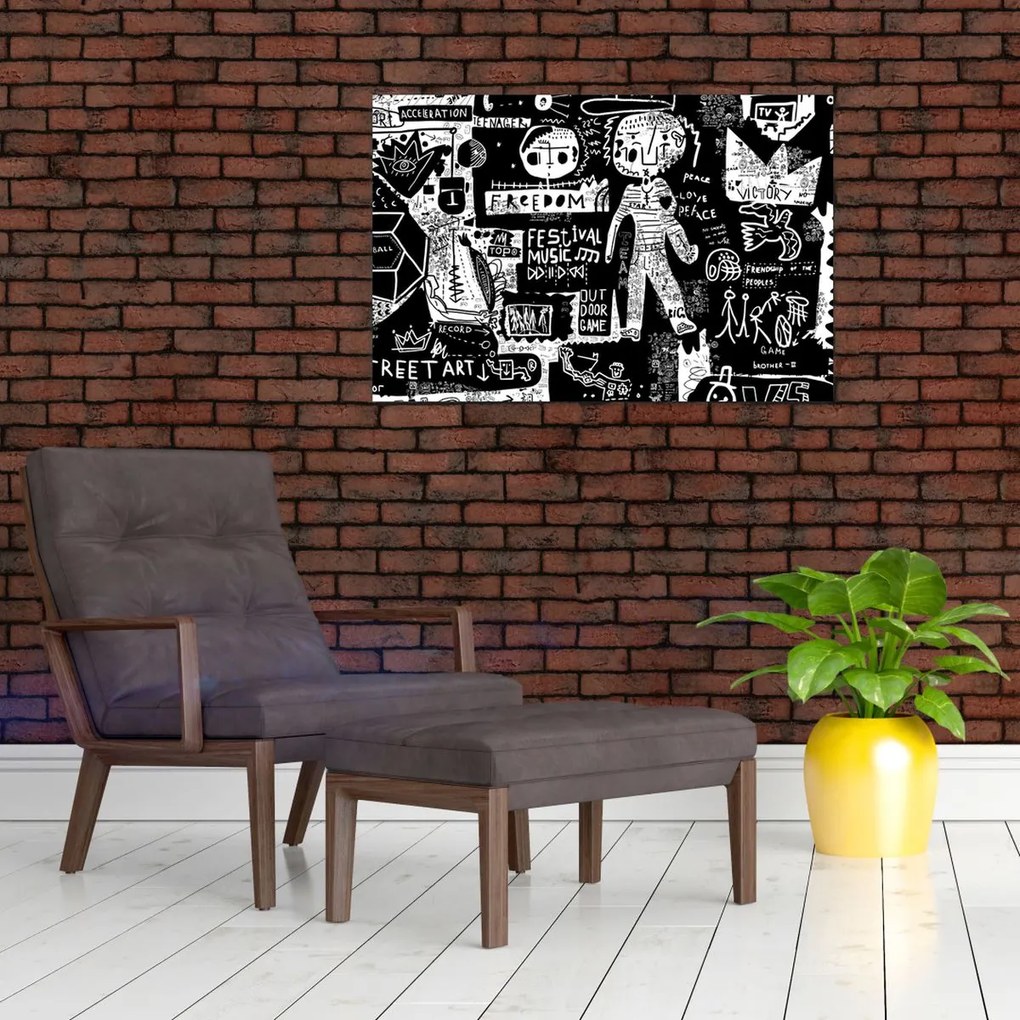 Kép - Graffiti (90x60 cm)