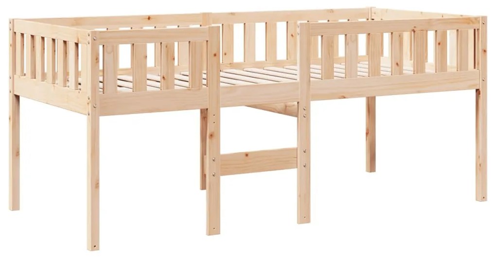 tömör fenyőfa gyerekágy matrac nélkül 90 x 200 cm