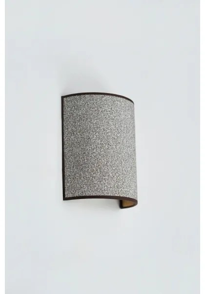 Brilagi - Fali lámpa SEMI 1xE27/15W/230V átm. 20 cm szürke