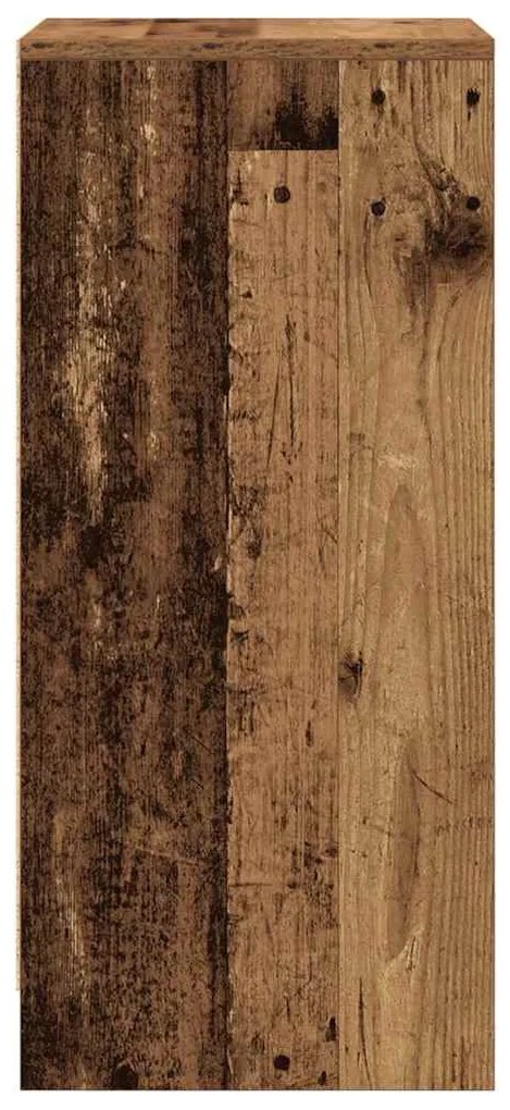 antik fa színű szerelt fa cipősszekrény 29,5x34x76 cm