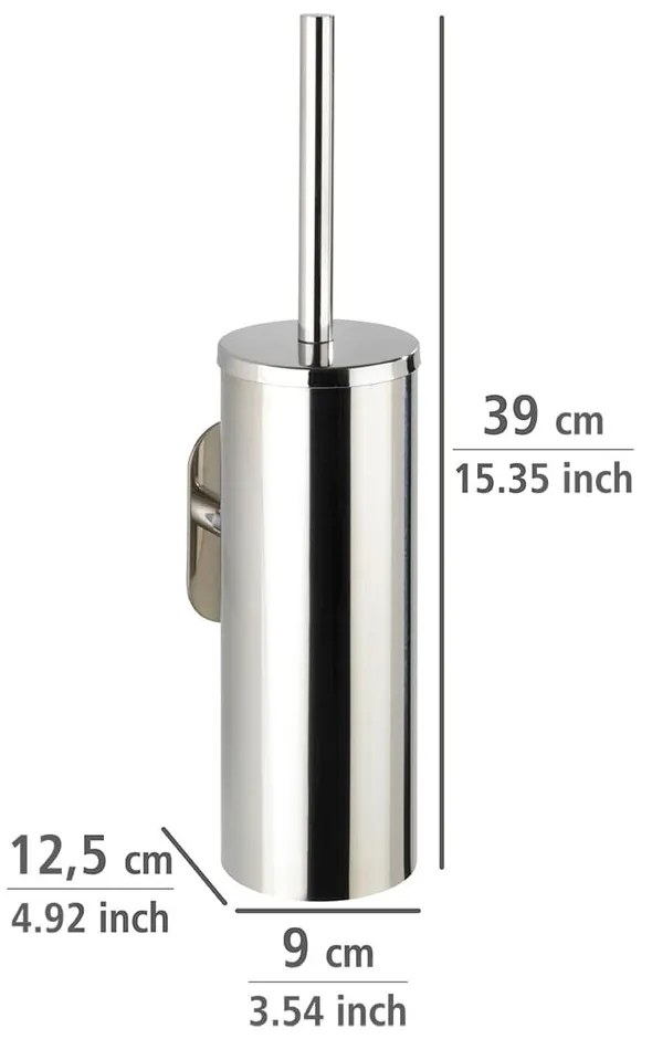 Orea öntartó WC-kefe rozsdamenetes acélból - Wenko
