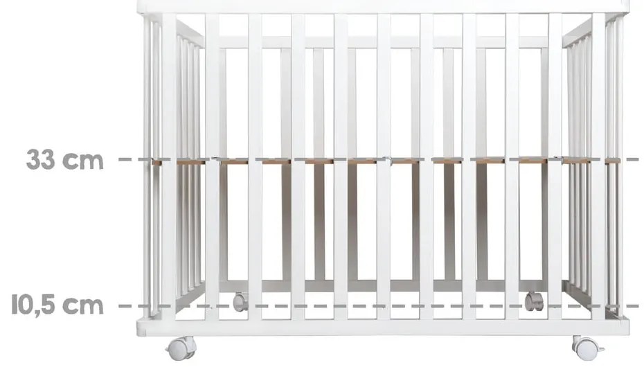 Fehér járóka 100x75 cm – Roba