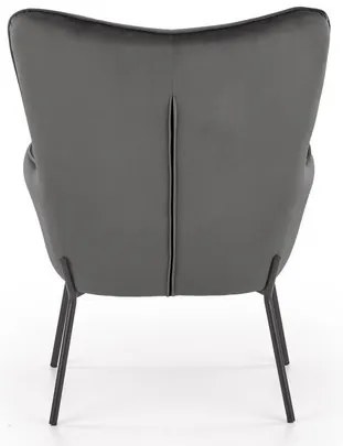 CASTEL fotel világos szürke