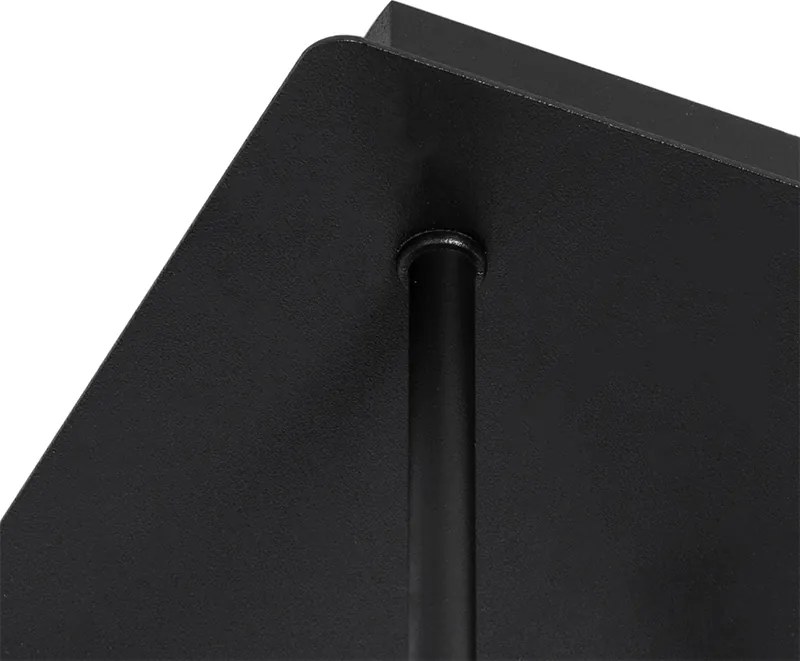 Modern mennyezeti lámpa fekete arannyal 5 lámpás - Athens Wire