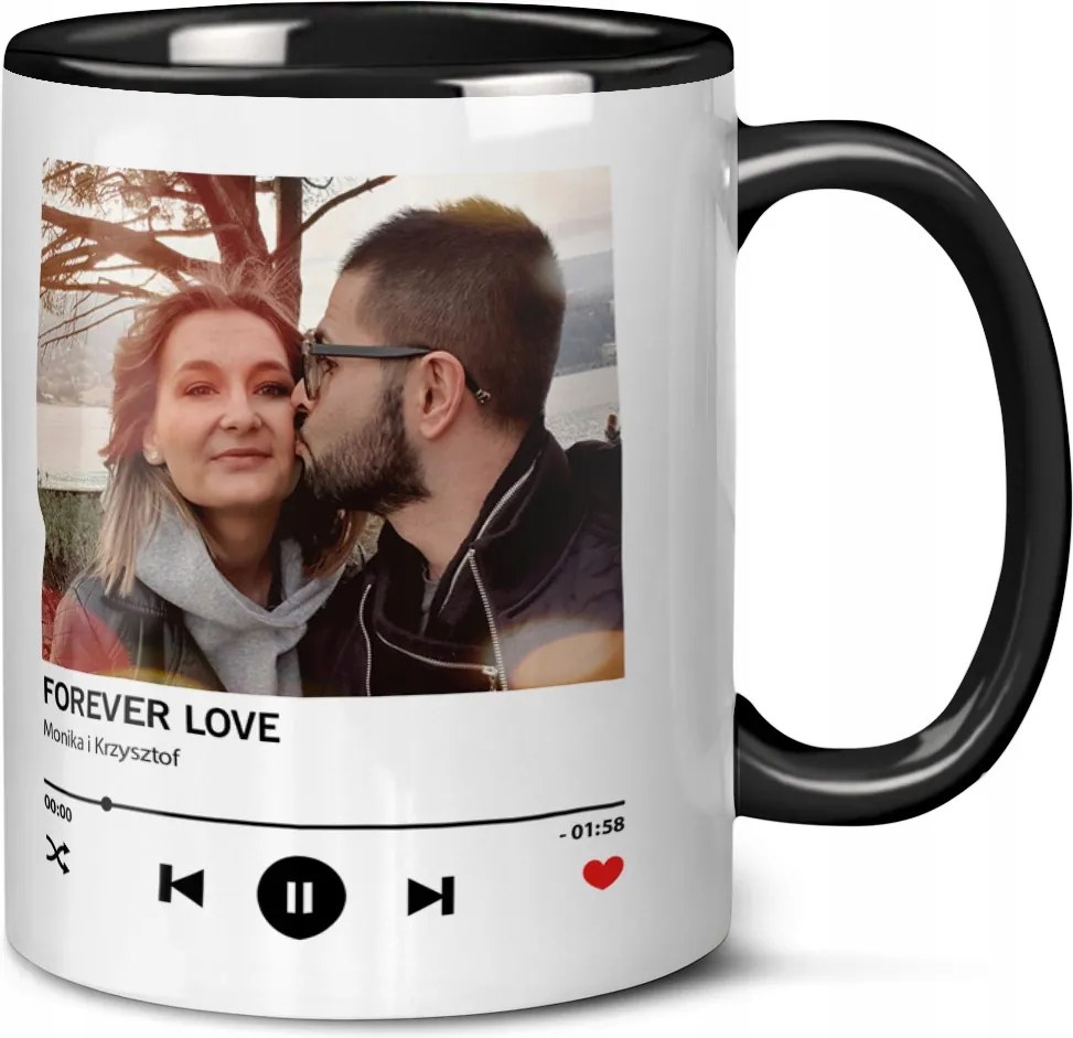 Valentin Napi Ajándék Bögre Saját Fotóval És Névvel Neki