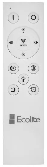 Ecolite WALP7129-3D/LED - LED Dimmelhető mennyezeti lámpa INDI LED/70W/230V + távirányító