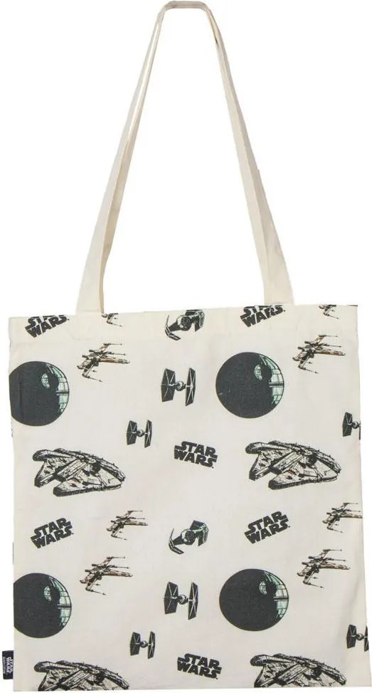 Star Wars Black shopping bag, bevásárlótáska 40 cm