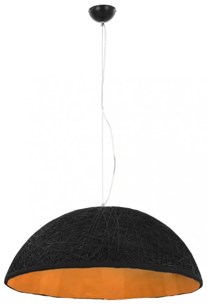 fekete-arany függőlámpa Ø70 cm E27