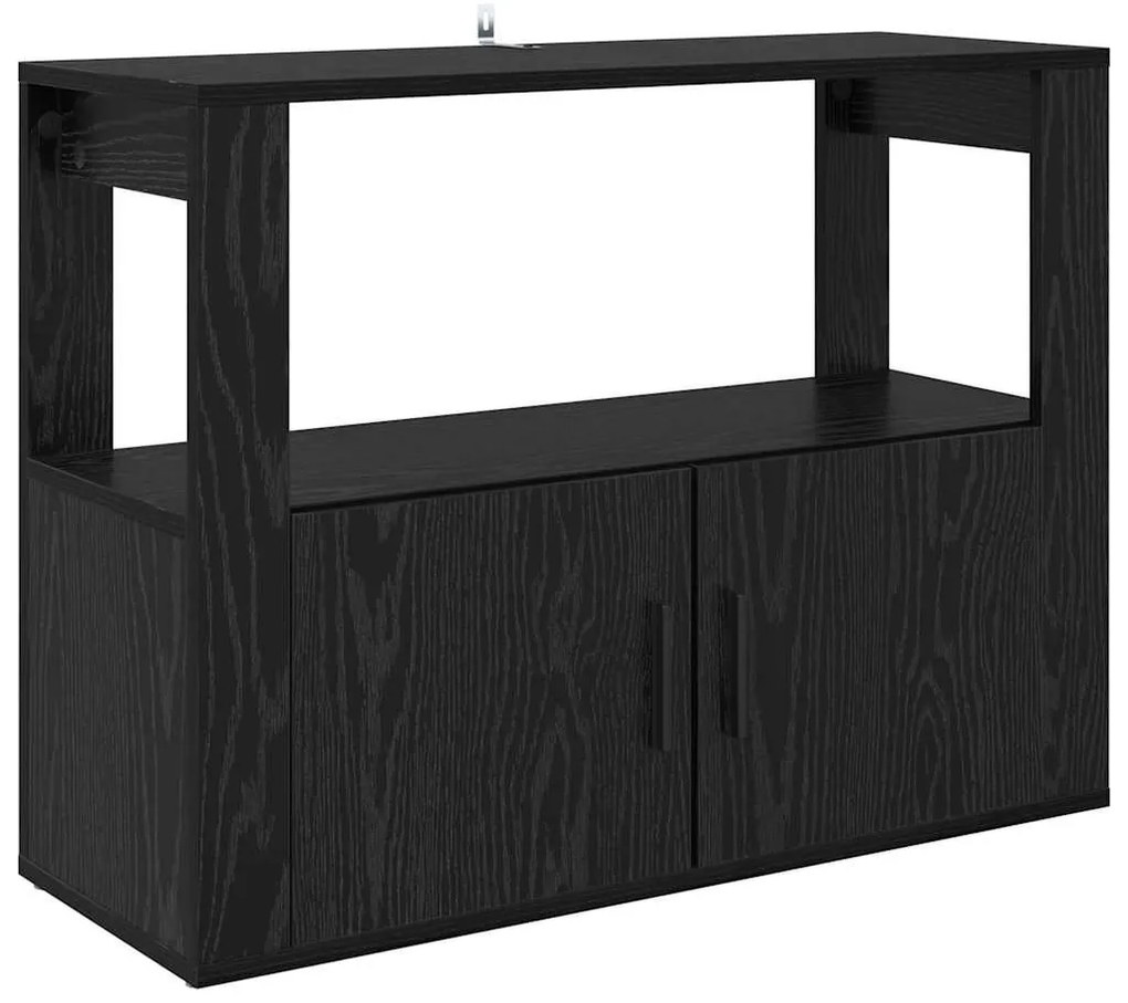 Széf Musta tammi 80 x 30 x 60 cm Faanyag