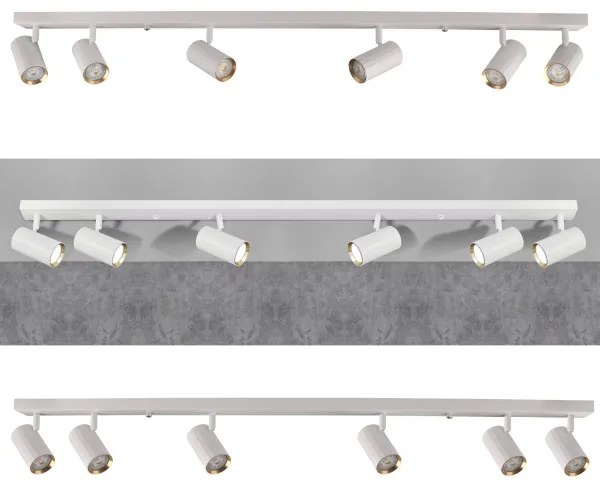 spotlámpa NICEA 6xGU10/10W/230V fehér