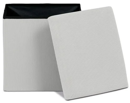 Krém Corduroy Tárolós Puff. TAB-471 CRM6