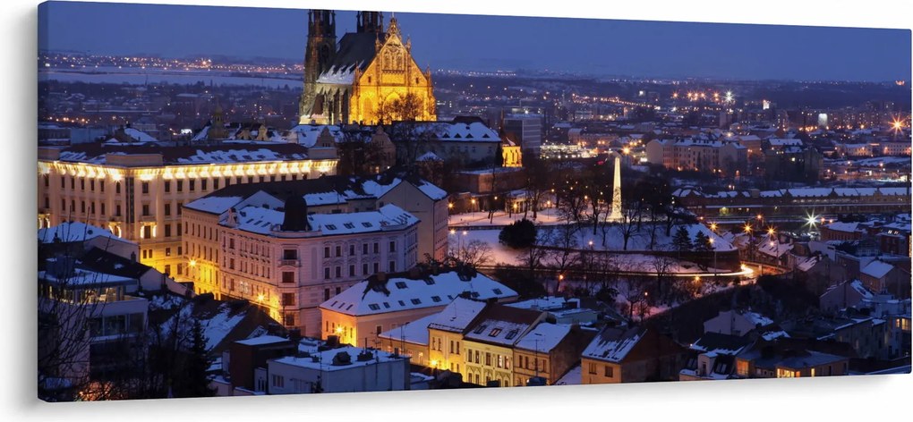 Kép - Cathedral of St. Péter és Pál, Brno, Csehország (120x50 cm)