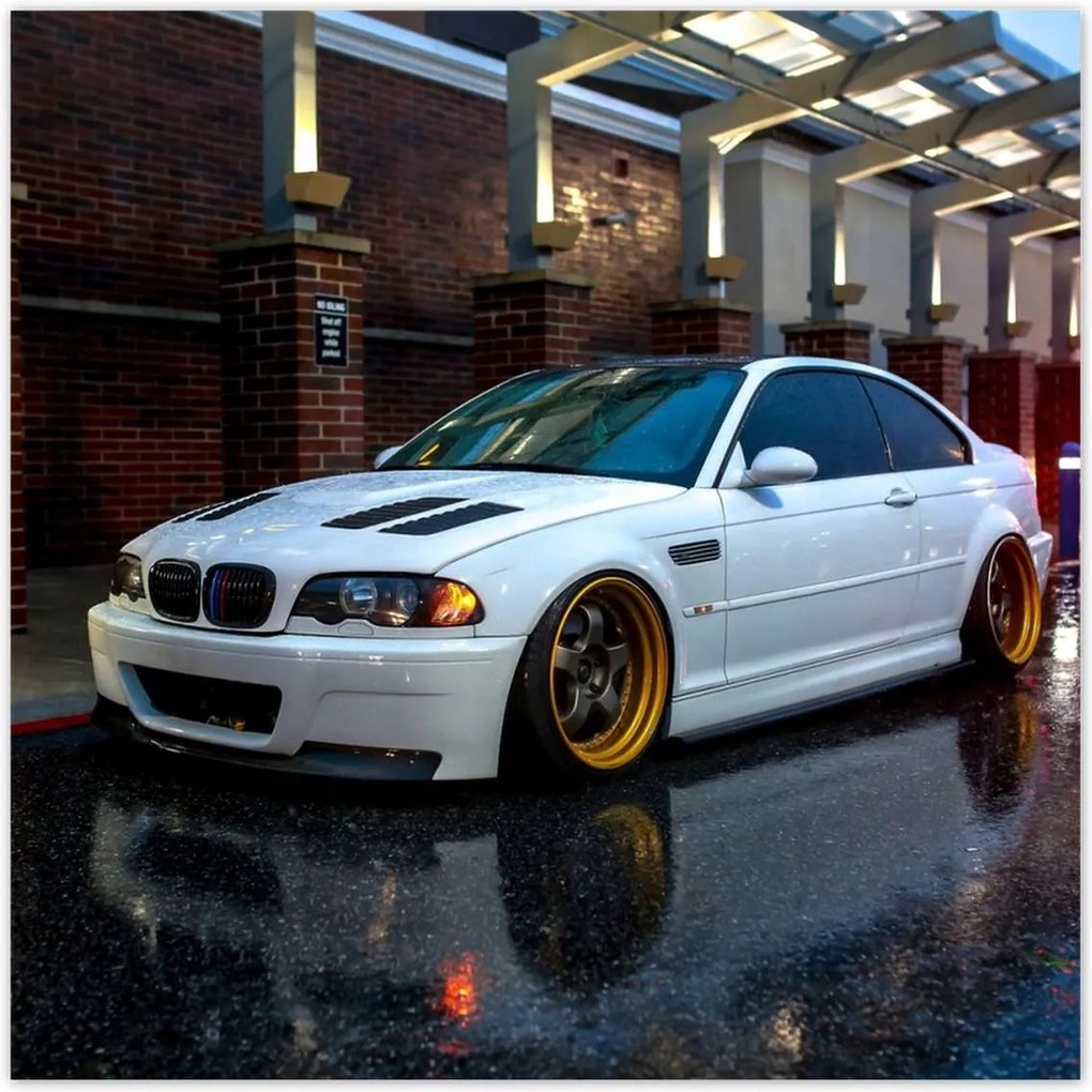 Fotótapéták 208x208 Bmw alacsony profilú gumiabroncsok