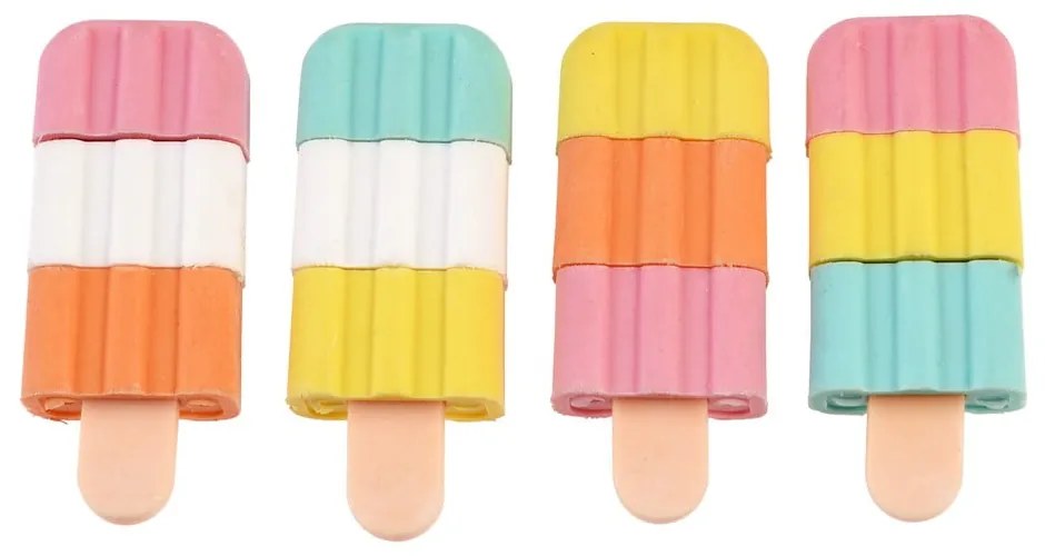 3 db-os illatosított radír készlet Ice Lolly - Rex London