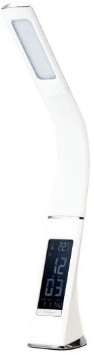 Brilagi - LED Dimmelhető asztali lámpa kijelzővel PELLE LED/7W/230V fehér