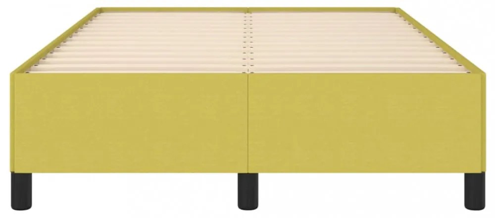 zöld szövet ágykeret matrac nélkül 120x200 cm