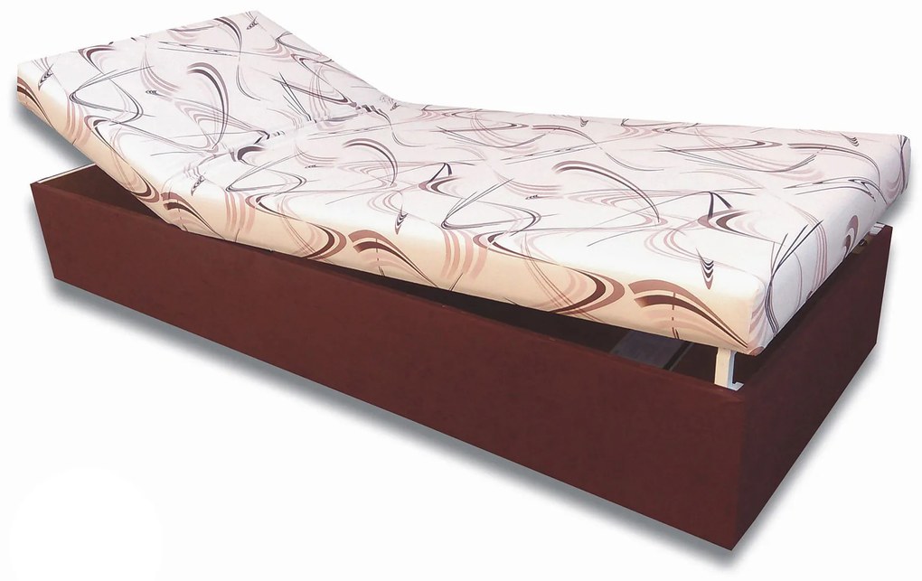 Egyszemélyes ágy (dívány) 90 cm Darcy (sötétbarna 40 + Sand 10). 793078